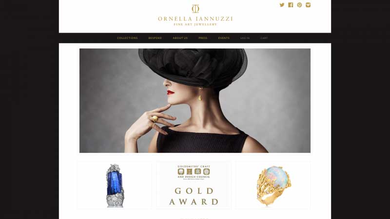 珠宝网站设计实例--Ornella Iannuzzi 珠宝网站设计实例--Ornella Iannuzzi